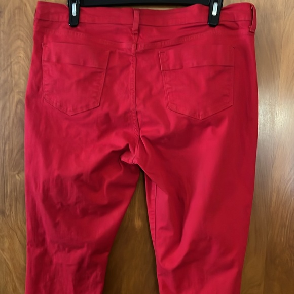 Old Navy Sweetheart Red Denim - Size 16 - Picture 4 of 5